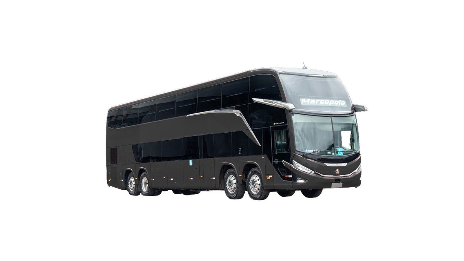 Ônibus DD - Ideal para grandes grupos de até 60 pessoas realizarem traslados, transfer e/ou viagens maiores.